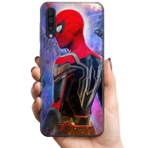 Samsung Galaxy A50 TPU Mobilskal Spider Man: No Way Home