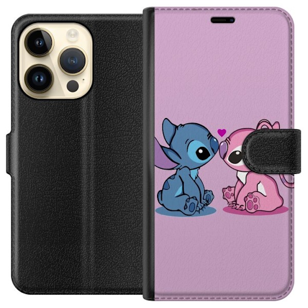 Apple iPhone 14 Pro Lompakkokotelo lilo & stitch 2025