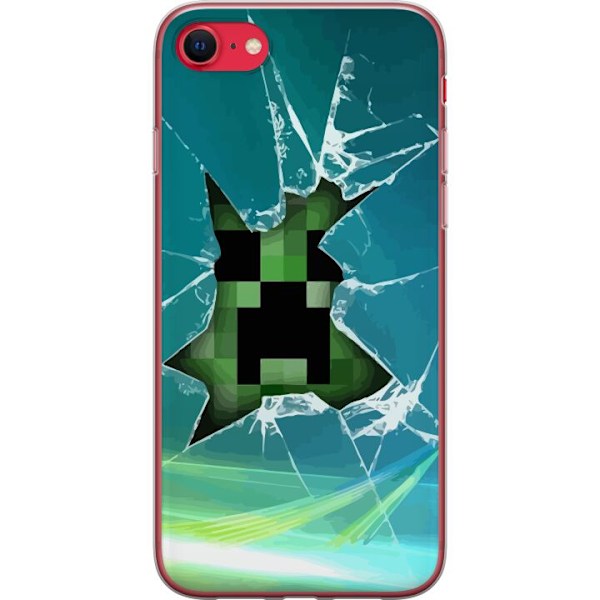 Apple iPhone SE (2020) Läpinäkyvä kuori Minecraft