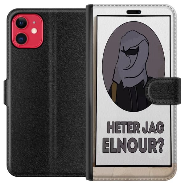 Kompatibel Tegnebogsetui til Apple iPhone 11 Er mit navn Elnour?