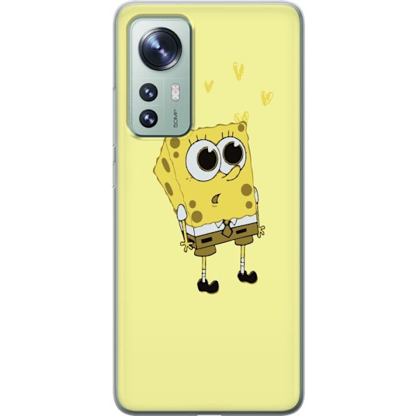 Xiaomi 12 Gennemsigtig cover SvampeBob Firkant