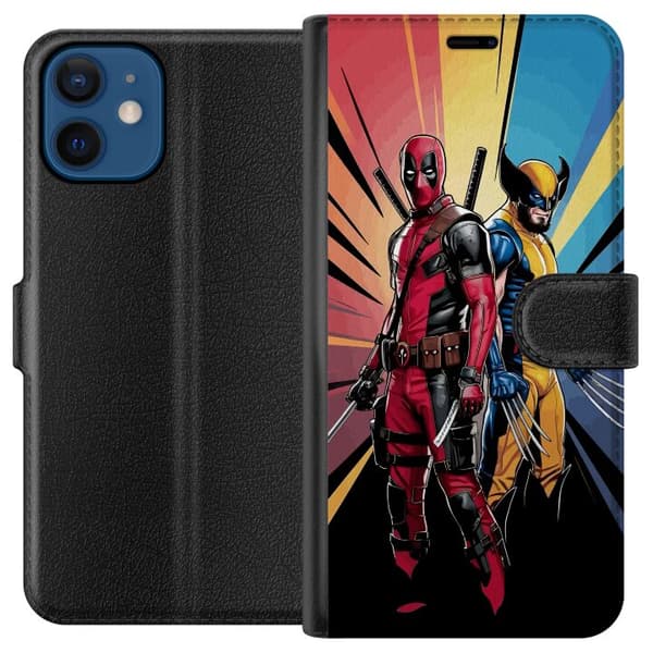 Kompatibelt Plånboksfodral till Apple iPhone 12 mini Wolverine