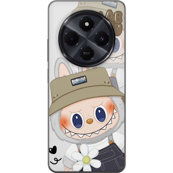 Xiaomi Redmi A4 Läpinäkyvä kuori Labubu Minimal Mood - Yksinkertainen ja tyylikäs hirviösuunnittelu