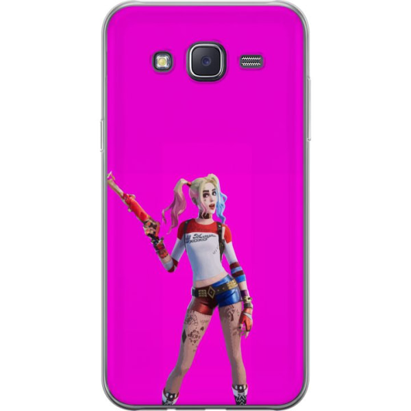 Samsung Galaxy J5 Gennemsigtig cover Fortnite - Harley Quinn