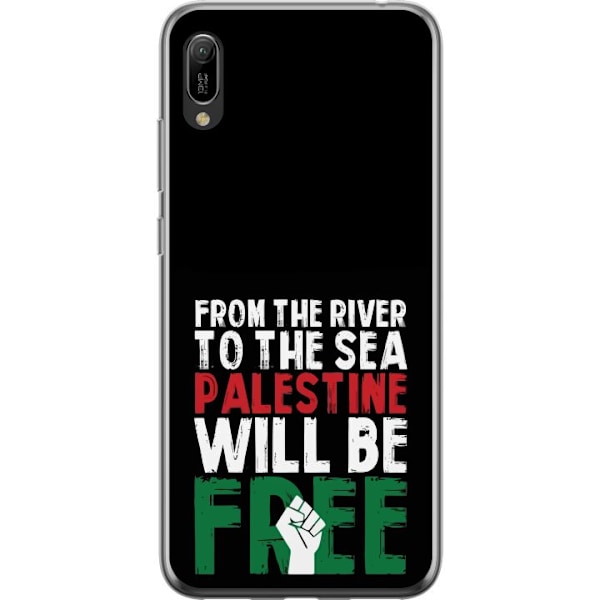 Huawei Y6 Pro (2019) Läpinäkyvä kuori Vapauta Palestiina