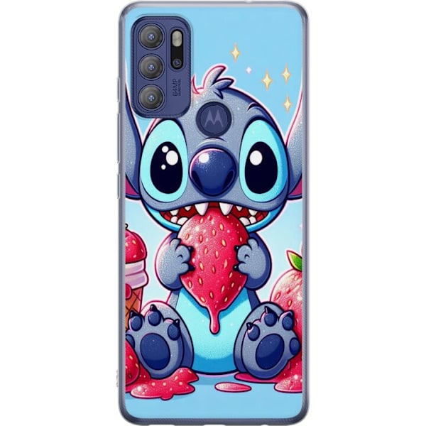 Motorola Moto G60S Gennemsigtig cover Strawberry Stitch