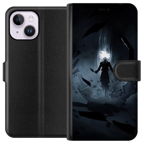 Kompatibelt Plånboksfodral till Apple iPhone 14 Plus Shadow Warrior svart