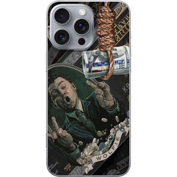 Apple iPhone 16 Pro Max Gennemsigtig cover Wolf of Wallstreet