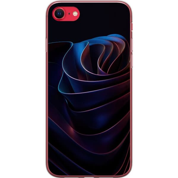 Kompatibel Mobilcover til Apple iPhone SE (2022) Neonflow sort