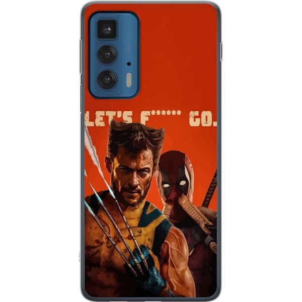 Motorola Edge 20 Pro Genomskinligt Skal Deadpool & Wolverine