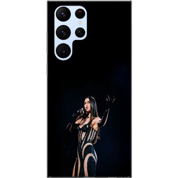 Samsung Galaxy S22 Ultra 5G Genomskinligt Skal Dua Lipa – Pop Star Aesthetic