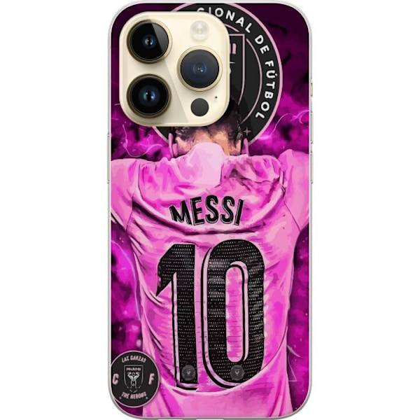 Apple iPhone 15 Pro Gennemsigtig cover Messi