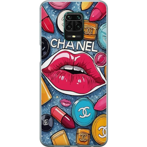 Xiaomi Redmi Note 9 Pro Läpinäkyvä kuori Chanel Lips