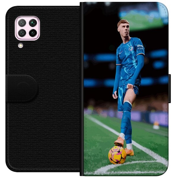 Huawei P40 lite Plånboksfodral Fotboll