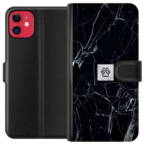 Kompatibel Tegnebogsetui til Apple iPhone 11 Marmorkop