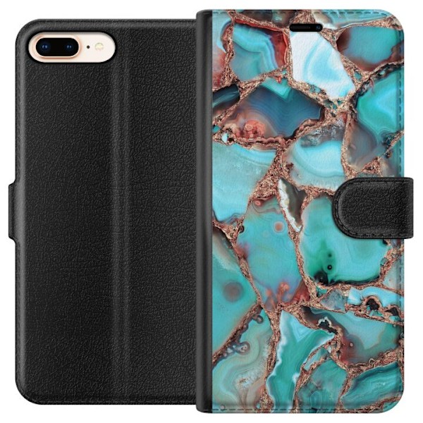 Apple iPhone 8 Plus Plånboksfodral Santorini