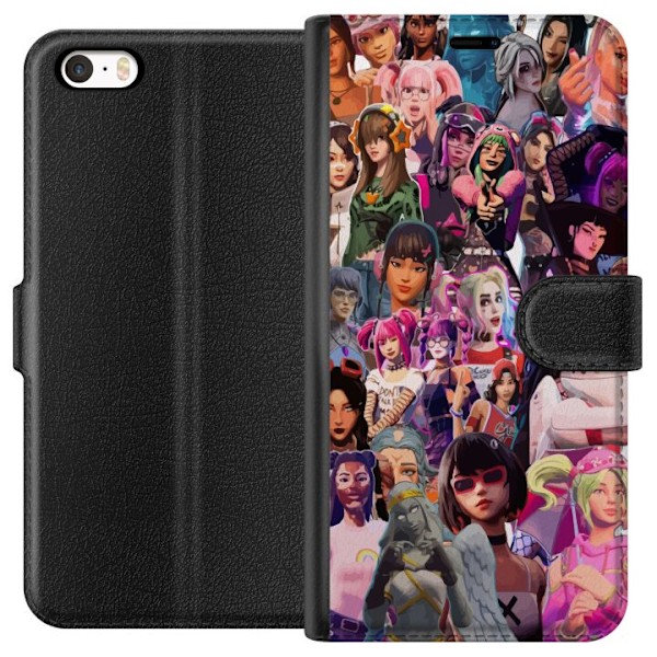 Apple iPhone 5s Lommeboketui Harley Quinn