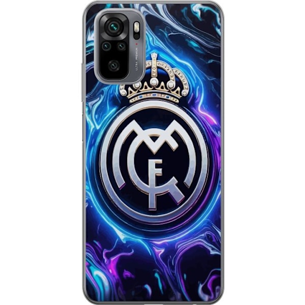 Xiaomi Redmi Note 10S Gjennomsiktig deksel Real Madrid