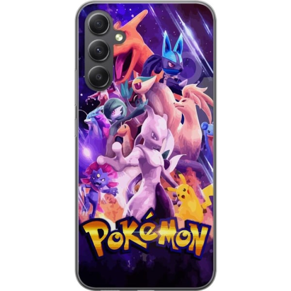 Samsung Galaxy A15 5G Läpinäkyvä kuori Pokémon