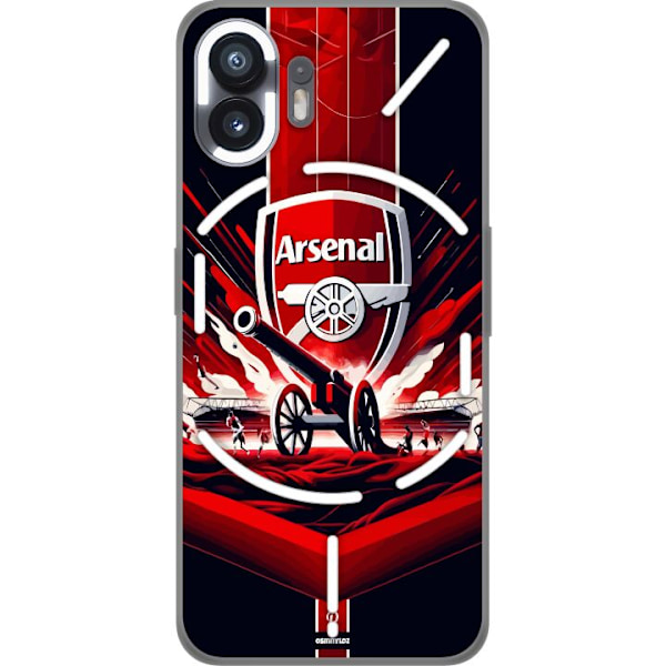 Nothing Phone (2) Gennemsigtig cover Arsenal