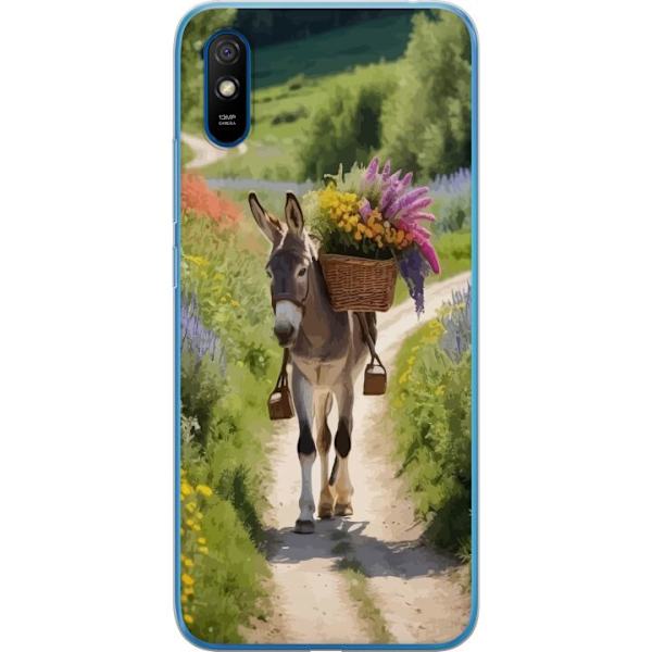 Xiaomi Redmi 9A Genomskinligt Skal Åsna Djurmotiv Rolig Design Naturmotiv Populär Dekor Humor Grafiskt Djurtema Exotiskt