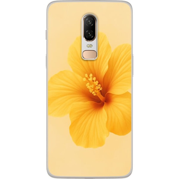 OnePlus 6 Läpinäkyvä kuori Lemon Zing