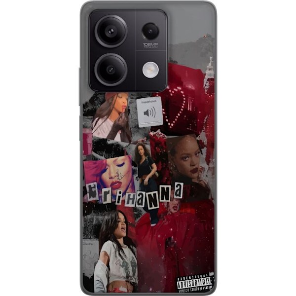 Xiaomi Redmi Note 13 Genomskinligt Skal Rihanna – Iconic Fas
