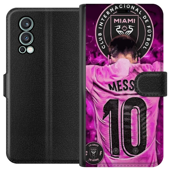 OnePlus Nord 2 5G Lommeboketui Messi