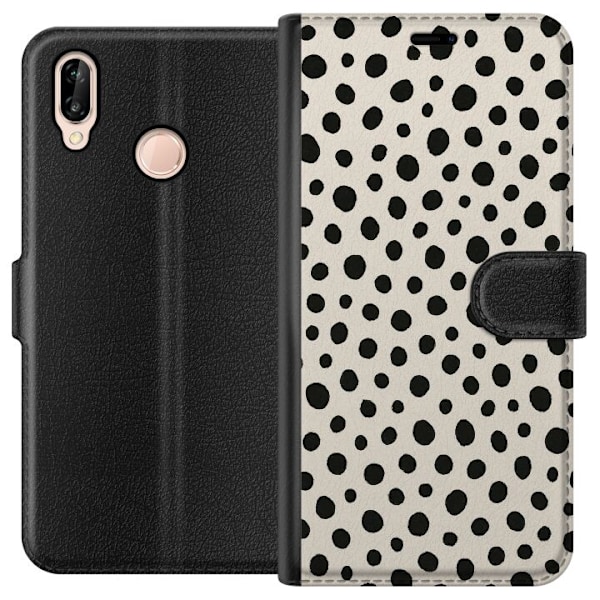Huawei P20 lite Tegnebogsetui Dot Dance