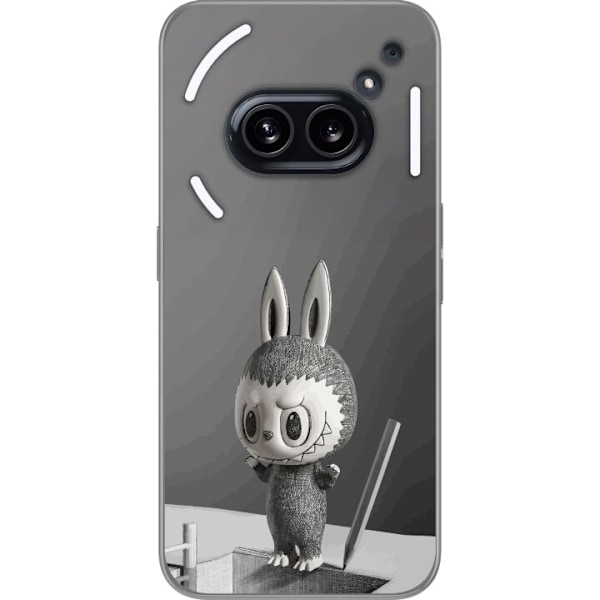 Nothing Phone (2a) Plus Gennemsigtig cover Pop Mart MEGA LABUBU LABUBU Sketch 1000%