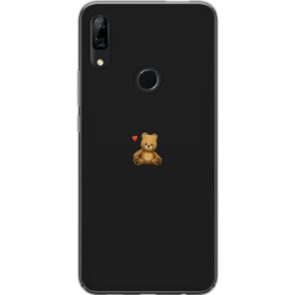 Huawei P Smart Z Läpinäkyvä kuori Minimalistisk Teddybjörn