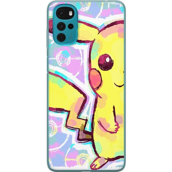 Motorola Moto G22 Gennemsigtig cover Pikachu 3D