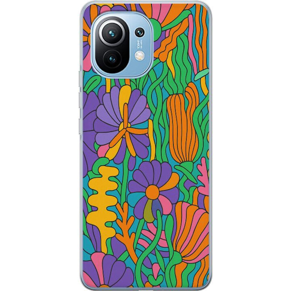 Xiaomi Mi 11 Läpinäkyvä kuori Värien räjähdys