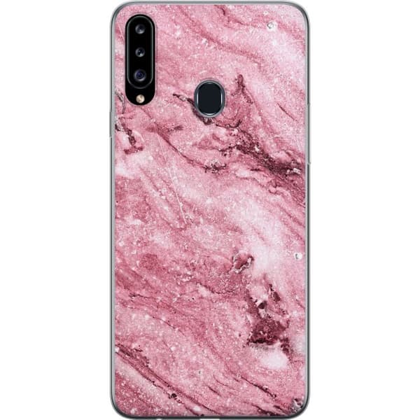 Kompatibelt Mobilskal till Samsung Galaxy A20s Rosa