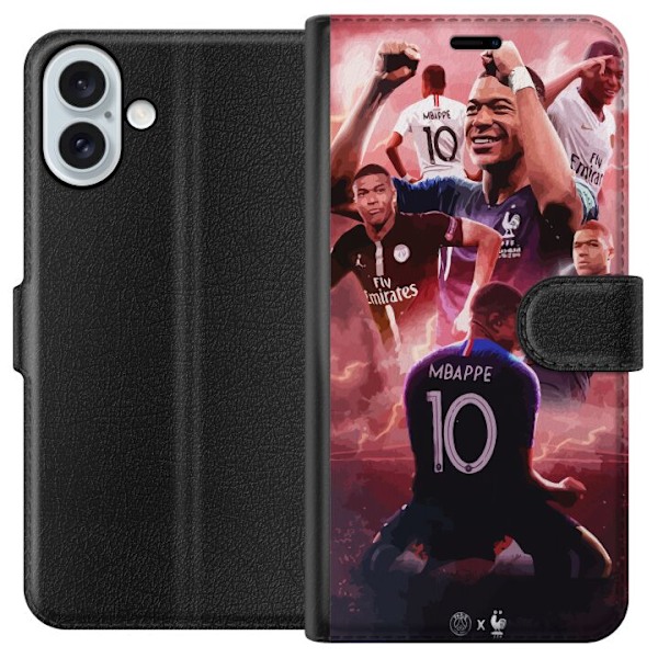 Apple iPhone 16 Plus Lommeboketui Mbappe