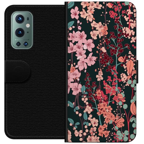 Yhteensopiva Lompakkokotelo OnePlus 9 Pro Kukat