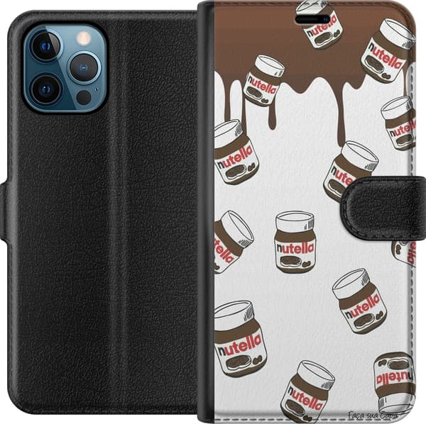 Kompatibel Tegnebogsetui til Apple iPhone 12 Pro Max Nutella Kawaii Stil Sød Dessert