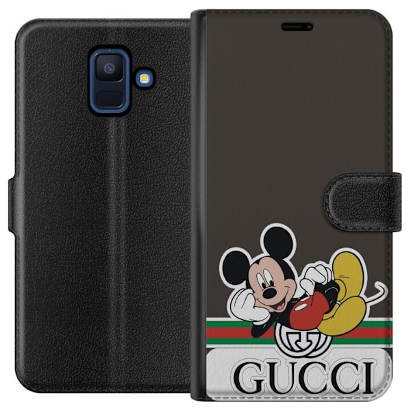 Samsung Galaxy A6 (2018) Lompakkokotelo Gucci Musse Pig