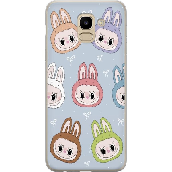 Samsung Galaxy J6 Genomskinligt Skal Labubu Star Pattern – S