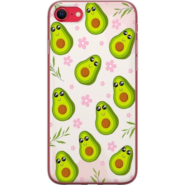 Apple iPhone 8 Läpinäkyvä kuori Avokado