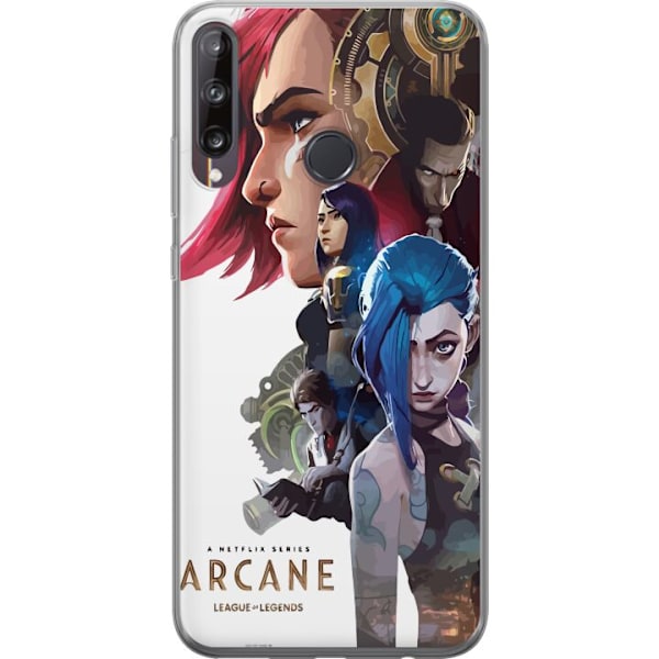 Huawei P40 lite E Genomskinligt Skal Arcane, League of Legends