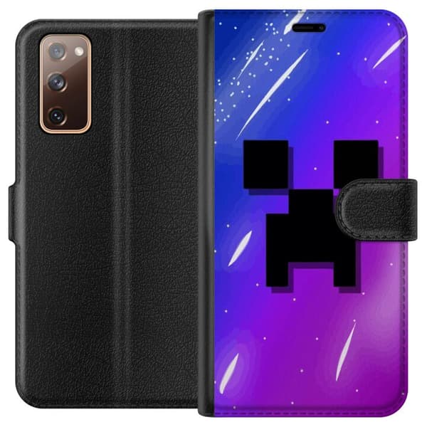 Kompatibelt Plånboksfodral till Samsung Galaxy S20 FE Minecraft