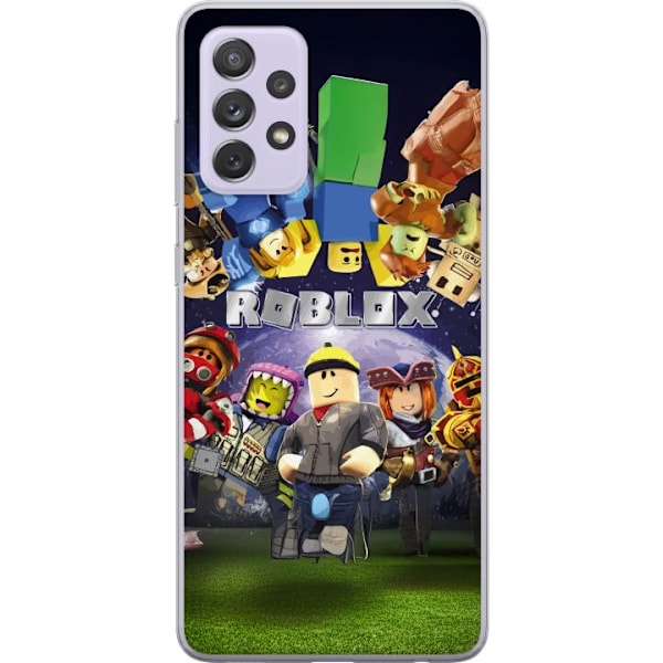 Samsung Galaxy A52s 5G Genomskinligt Skal Roblox Värld – Gamingäventyr för Barn & Ungdomar
