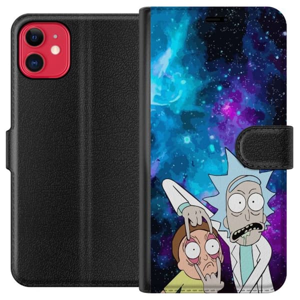 Kompatibel Tegnebogsetui til Apple iPhone 11 Rick og Morty
