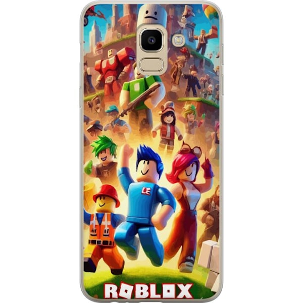 Samsung Galaxy J6 Gennemsigtig cover Roblox