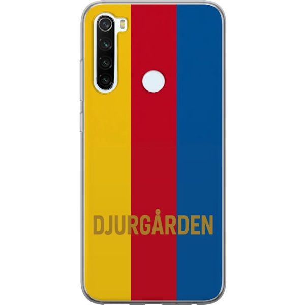 Xiaomi Redmi Note 8 Läpinäkyvä kuori Djurgården – jalkap