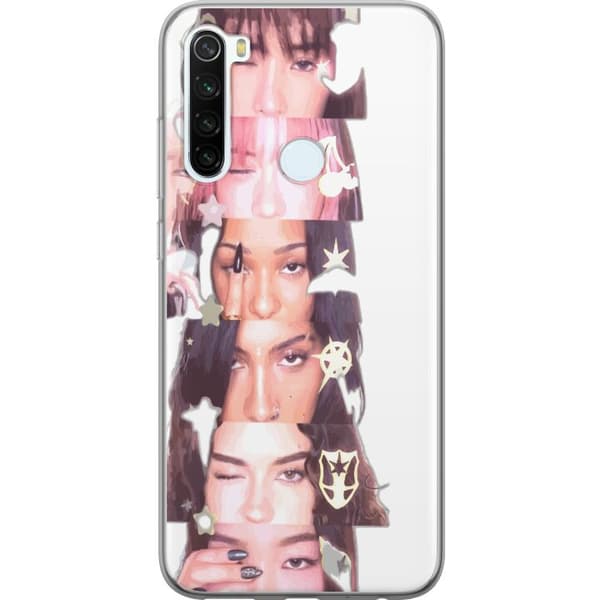 Kompatibelt Mobilskal till Xiaomi Redmi Note 8 KATSEYE vit