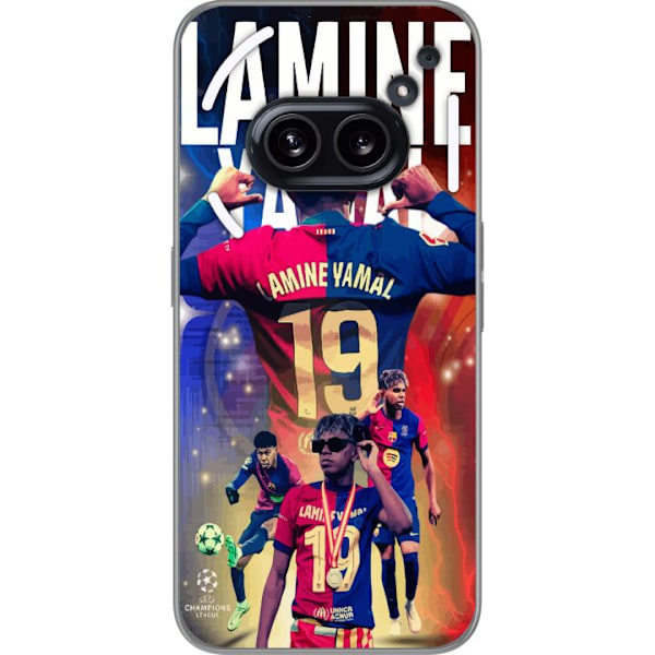Nothing Phone (2a) Plus Läpinäkyvä kuori Yamal Liikkeessä - Nuori Lahjakkuus Maailmanlaajuisella Tasolla
