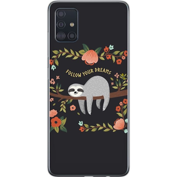 Samsung Galaxy A51 Läpinäkyvä kuori Unet