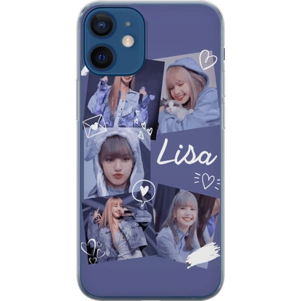 Kompatibelt Mobilskal till Apple iPhone 12 mini Lisa Blackpink – Aesthetic K-pop Queen